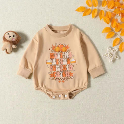 Meet Me At The Pumpkin Patch Romper