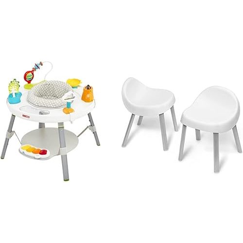 Skip Hop Baby 3-in-1 Grow with Me Set with Activity Center & Toddler Chairs, Explore & More