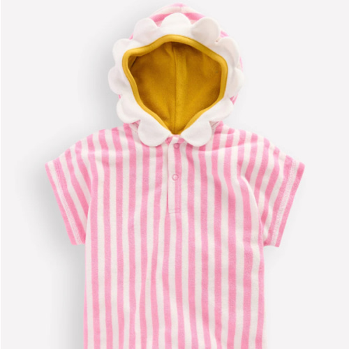 Novelty Towelling Throw-on-Pink Flower | Boden USA