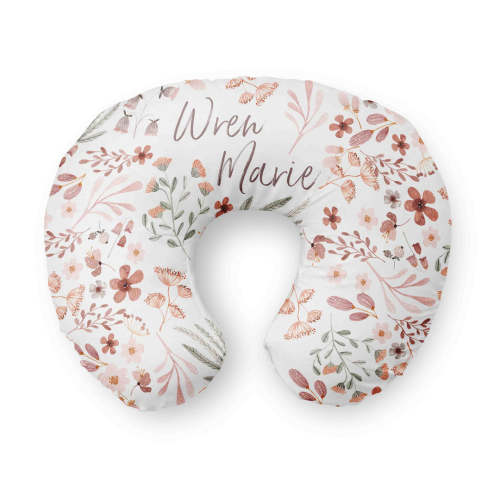 Personalized Nursing Pillow Covers | Wren's Wildflowers
