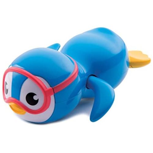 Munchkin Wind Up Swimming Penguin Bath Toy, Blue