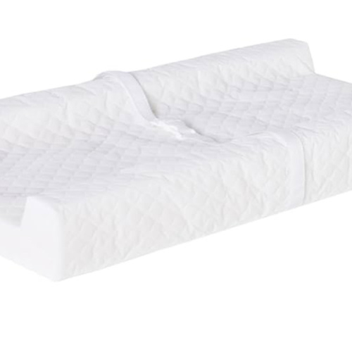 Regalo Baby Basics Non-Slip Infant Changing Pad with Patented Easy-Grip System – Water Resistant Cover, Compatible with Standard Changing Pad Covers and Dressers, Safe and Secure, White