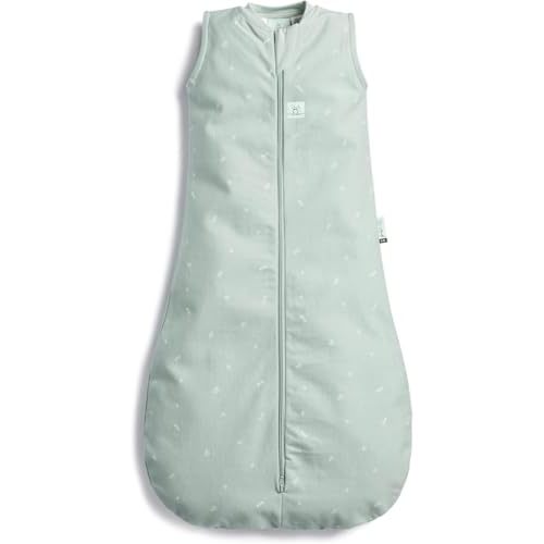 ergoPouch 1.0 Tog Jersey Sleeping Bag – Arms-Out Baby Sleep Sack, Ideal Transition from Swaddling, Slim Fit Keeps Baby Secure & Comfortable, Soft Breathable Fabric (3-12 Months, Sage)