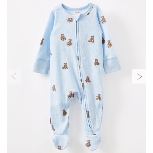 Organic Pointelle Zip All In One Romper