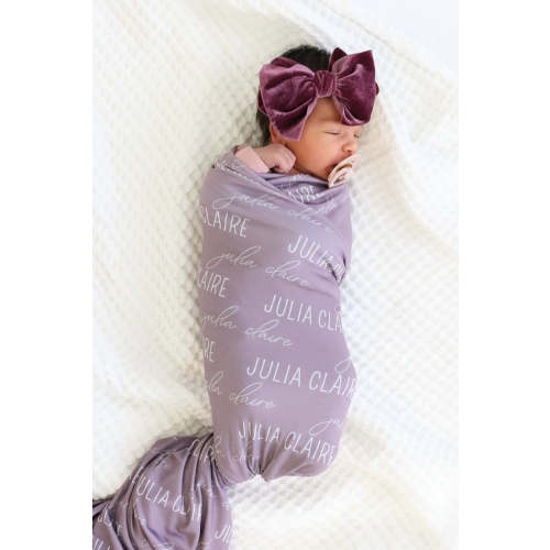 Personalized Baby Name Swaddle Blanket