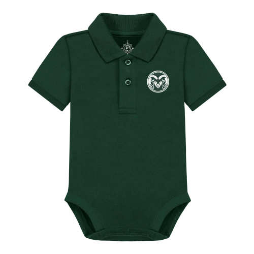 Colorado State Rams Polo Bodysuit | College Baby