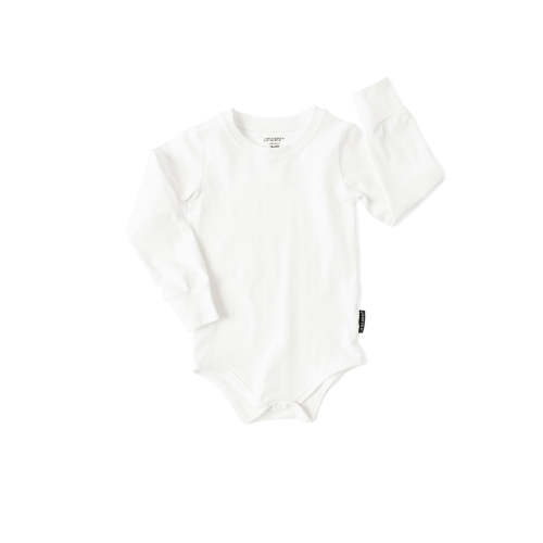 Long Sleeve Onepiece - White
