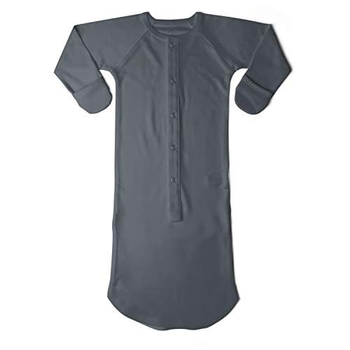 goumikids Viscose Made from Bamboo Organic Cotton Convertible Baby Gown