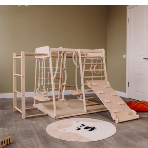 Indoor Jungle Gym for Kids - WoodandHearts