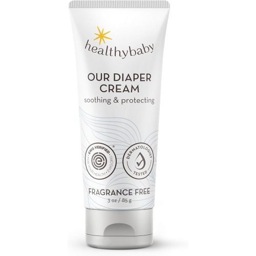 Our Diaper Cream | Hypoallergenic Zinc Oxide & Squalane Diaper Cream | Fragrance Free, EWG Verified + Non-GMO, 3 oz