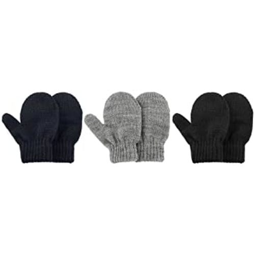 Century Star Toddler Winter Warm Gloves Magic Stretch Mittens for Boys Girls Knitted Soft Baby