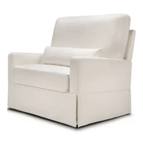 Classic Crawford Pillowback Comfort Swivel Glider - Gray