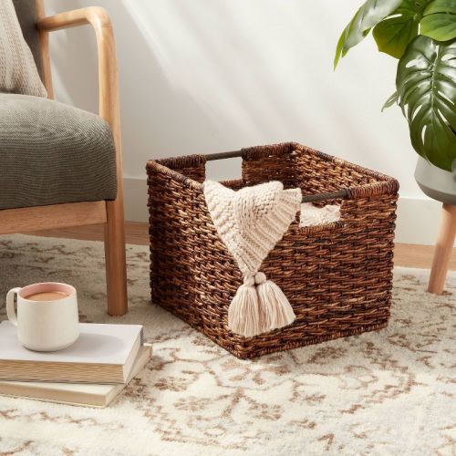 Large Woven Abaca Crate - Brightroom™