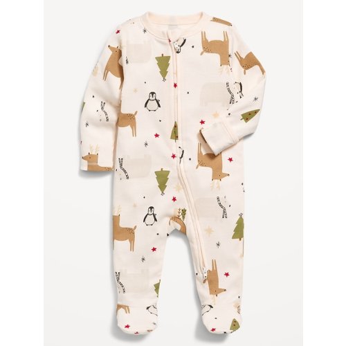2-Way-Zip Sleep & Play Footed One-Piece for Baby | Old Navy