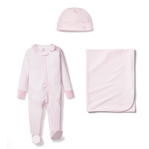 Welcome Home Baby Set - Pink Stripe