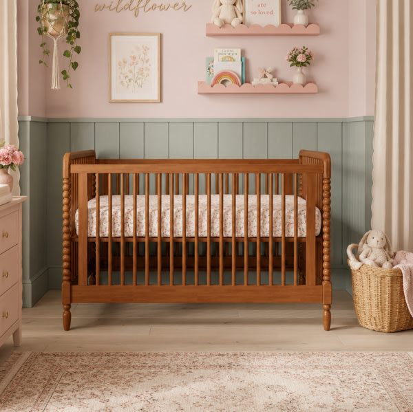 The Briar Crib | Convertible Crib To Toddler Bed | Nestig