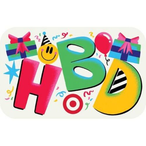 Smiley Happy Birthday Target GiftCard