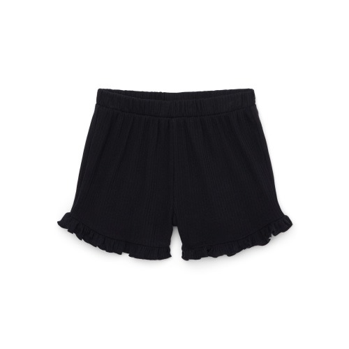 Garanimals Toddler Girl Ruffle Solid Rib Shorts, Sizes 18M-5T