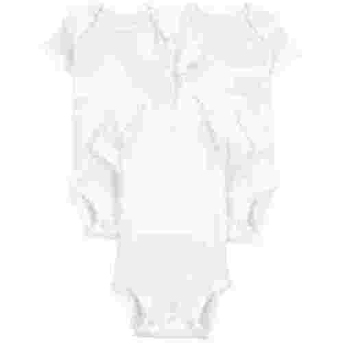 Carter's Child of Mine Baby Unisex Short Sleeve Bodysuits, 3-Pack Sizes Preemie-18 Months