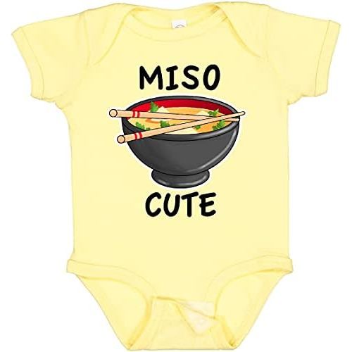 inktastic Miso Cute with Miso Soup Baby Bodysuit