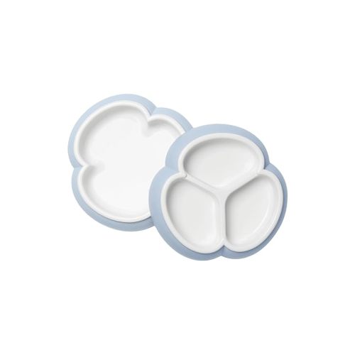 BabyBjörn Baby Plate Set, 2 Pack, Powder Blue