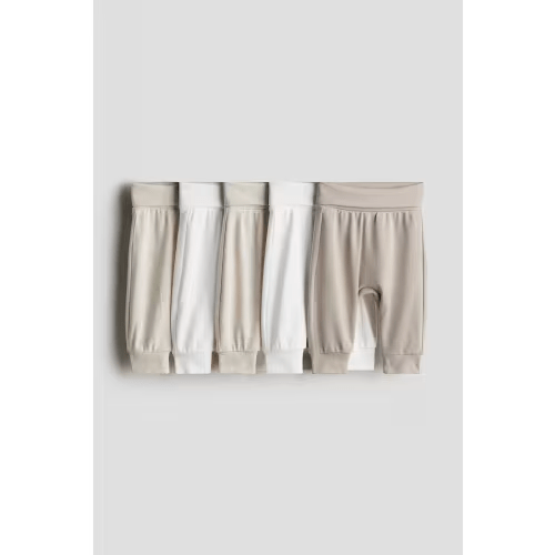 5-PACK FOLDOVER-WAIST PANTS