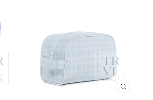 Dopp Bag - Stow It - Pimlico Plaid Blue