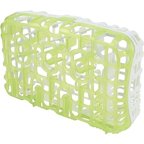 Dr. Brown's Dishwasher Basket for Small Baby Bottle Parts, Pacifiers, and Accessories, Clean, Store and Organize Newborn Essentials, Green, BPA-free