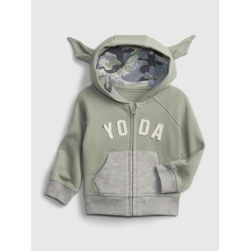 babyGap | StarWars™ Yoda Hoodie in desert sage