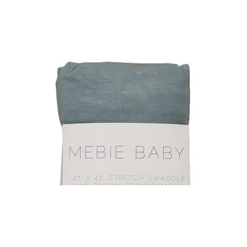 Dusty Blue Bamboo Stretch Swaddle