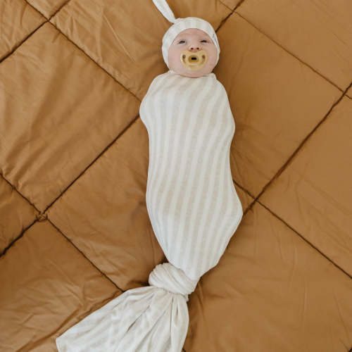 Knit Swaddle Blanket - Coastal
