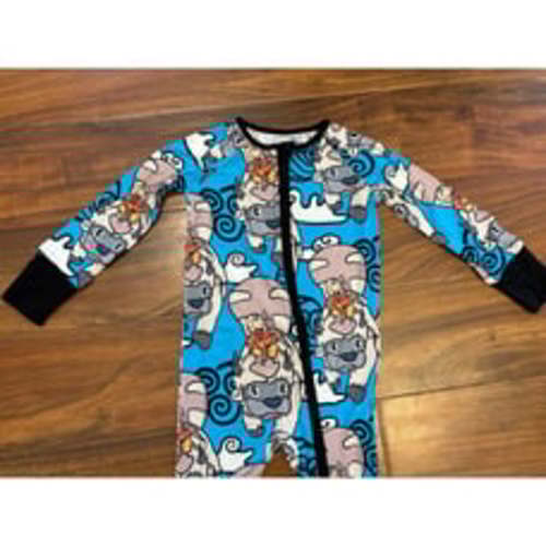 Avatar and the Last Airbender Bamboo Onesie Pajamas.