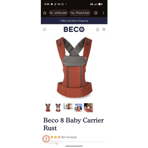 Beco 8 Baby Carrier Rust – Beco Baby