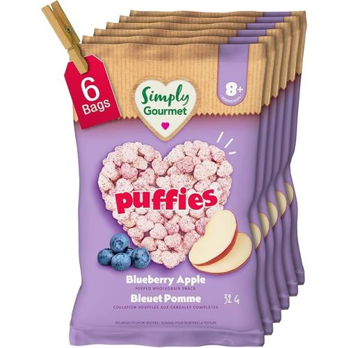 Simply Gourmet Puffies Blueberry Apple Baby Snack