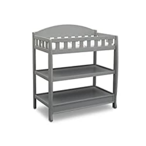 Amazon.com : Delta Children Infant Changing Table with Pad, Grey : Baby
