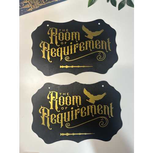 Room of requirement sign