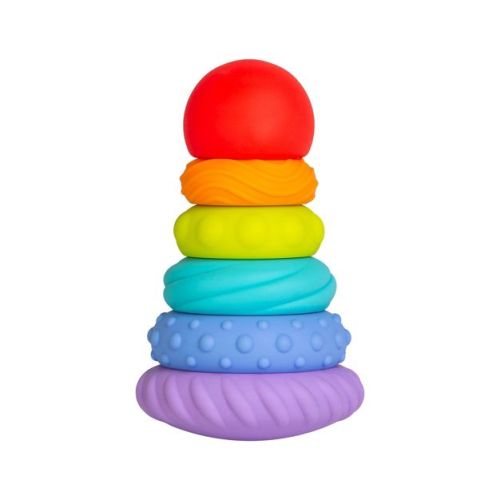 Ubbi Silicone Tower Baby Teether Toy