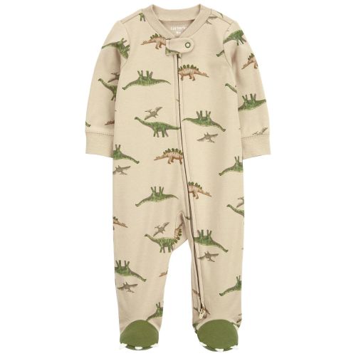 Baby 2-Way Zip Dinosaur Cotton Sleep & Play Pajamas - Carter's: 6-9M