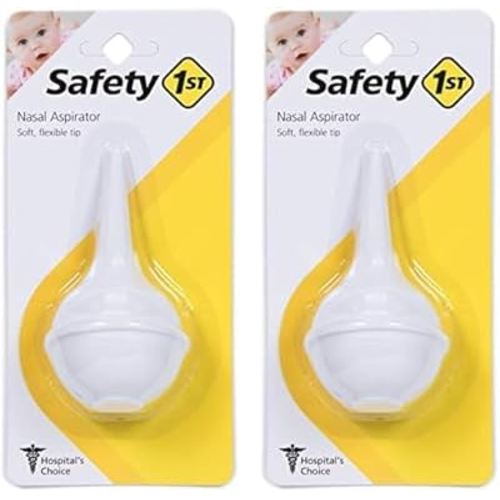 Safety 1st Newborn Nasal Aspirator, White, One Size (Pack of 2)