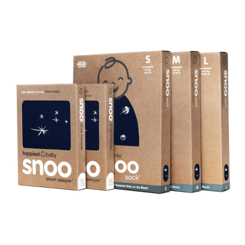 SNOO Sleep Sack Bundle in Small, Medium, Large Sizes and Sheets, Midnight - Galaxy and Planets Color – Happiest Baby