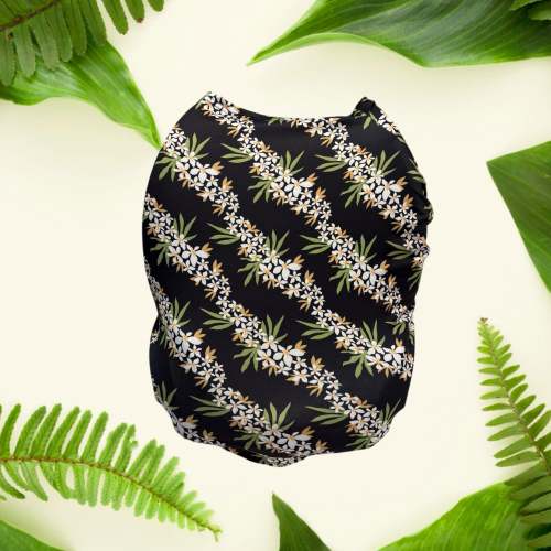 Lei Hiwa Black Car Seat Cover