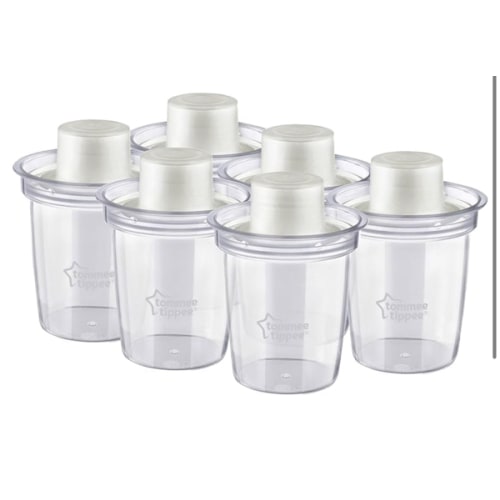 Tommee Tippee Closer to Nature Baby Bottle Formula Dispensers – 6 Count
