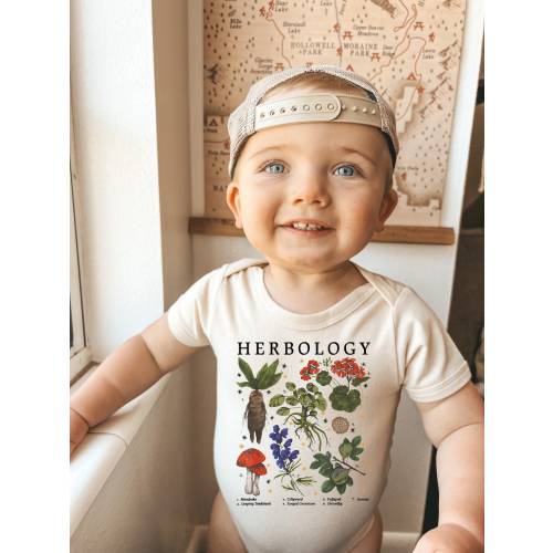 Herbology Magical Plants Baby Onesie