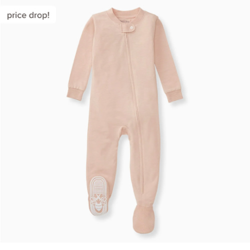 Honeysoft™ Baby Girl Sleeper - Apple Blossom – Burt's Bees Baby