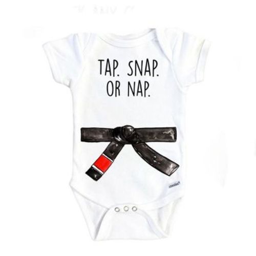 Bjj Jiu Jitsu Onesie® Baby Boy Girl Clothes Infant Bodysuit Funny Cute Newborn Gs1 White 0-3m Onesie®