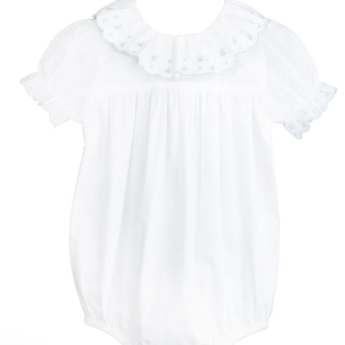 Baby Dottie Cotton Bubble-Blue – Non(e)such