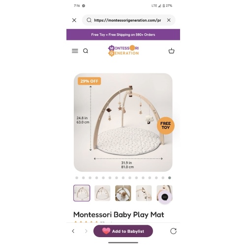 Montessori Baby Play Mat - Your Baby Will Love It!