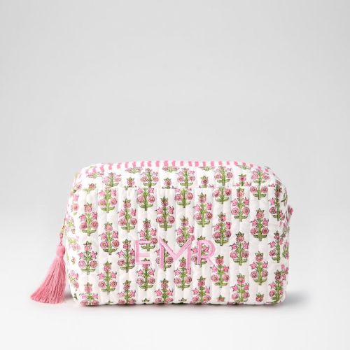 Block Print Travel Pouch