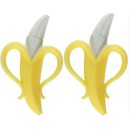 Nuby Nananubs Banana Massaging Toothbrush (Pack of 2)