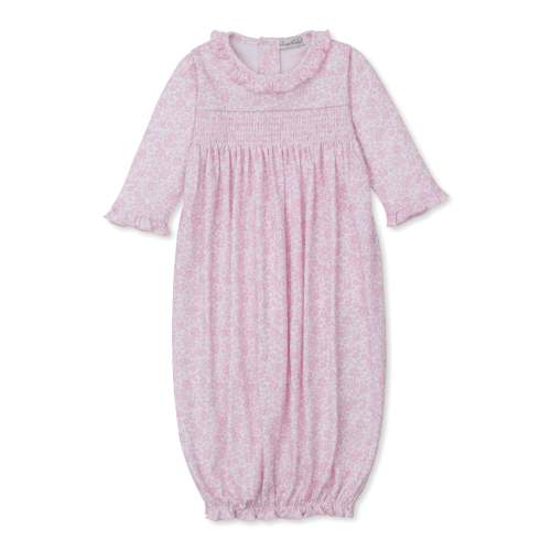 Country Gardens Pink Smocked Sack